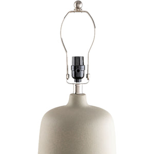   Ceramic Beige Linen Table Lamp | Oroa.com