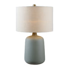 Modern European furniture - Ceramic Beige Linen Table Lamp - www.oroa.com