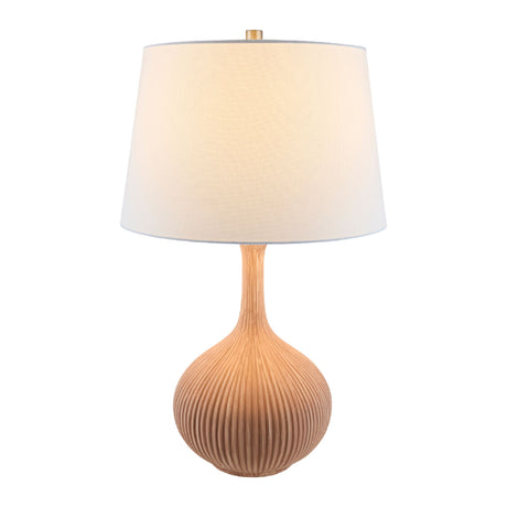   Modern European furniture - Natural Ceramic Accent Table Lamp - www.oroa.com | Oroa.com