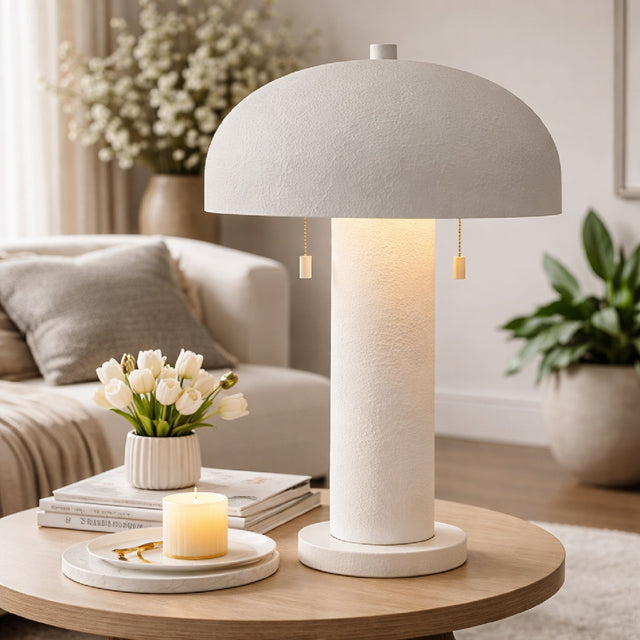 Modern European furniture - Metal Dome Shade Table Lamp - www.oroa.com