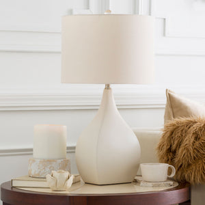   Cream Ceramic Table Lamp | Oroa.com