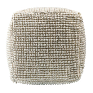   Modern European furniture - Gray Woven Cube Outdoor Pouf - www.oroa.com | Oroa.com
