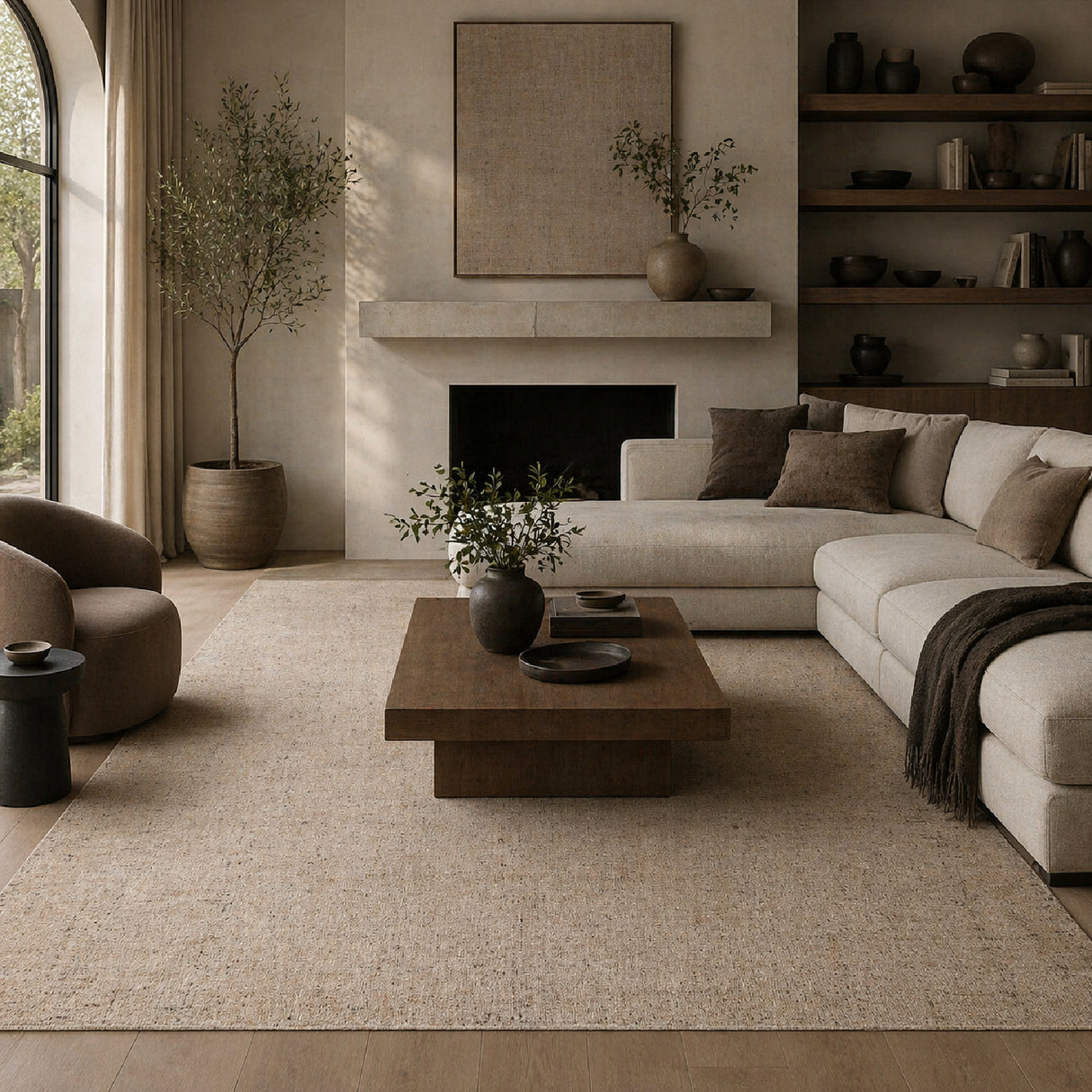   Modern furniture - Hand-Loomed Wool Blend Carpet - www.oroa.com | Oroa.com