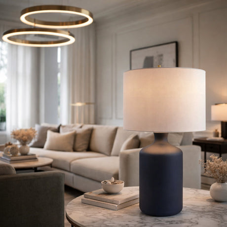 Modern European furniture - Hand-finished Ceramic Table Lamp - www.oroa.com