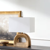 Modern European furniture - Plated Gold Accent Table Lamp - www.oroa.com