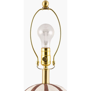   Vertical Lined Ceramic Table Lamp | Oroa.com