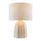 Modern European furniture - Vertical Lined Ceramic Table Lamp - www.oroa.com