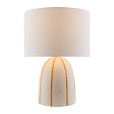 Modern European furniture - Vertical Lined Ceramic Table Lamp - www.oroa.com
