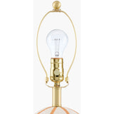 Modern European furniture - Vertical Lined Ceramic Table Lamp - www.oroa.com