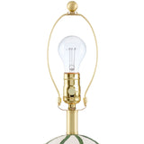 Modern European furniture - Vertical Lined Ceramic Table Lamp - www.oroa.com
