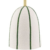 Modern European furniture - Vertical Lined Ceramic Table Lamp - www.oroa.com