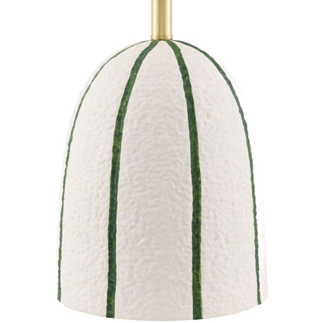 Modern European furniture - Vertical Lined Ceramic Table Lamp - www.oroa.com