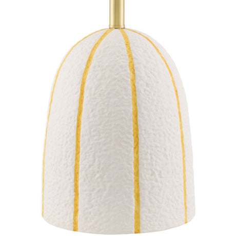 Modern European furniture - Vertical Lined Ceramic Table Lamp - www.oroa.com