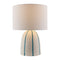 Modern European furniture - Vertical Lined Ceramic Table Lamp - www.oroa.com