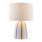Modern European furniture - Vertical Lined Ceramic Table Lamp - www.oroa.com