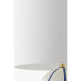 Modern European furniture - Vertical Lined Ceramic Table Lamp - www.oroa.com