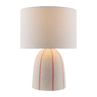 Modern European furniture - Vertical Lined Ceramic Table Lamp - www.oroa.com