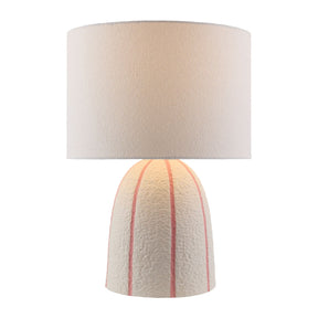 Modern European furniture - Vertical Lined Ceramic Table Lamp - www.oroa.com