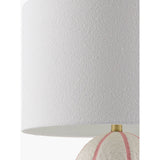 Modern European furniture - Vertical Lined Ceramic Table Lamp - www.oroa.com
