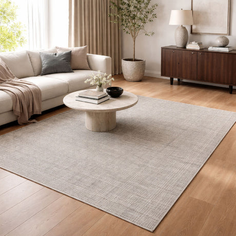   Modern furniture - Hand-Loomed Gray Yarn Carpet - www.oroa.com | Oroa.com