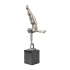 Modern European furniture - Antiqued Iron Handstand Sculpture - www.oroa.com