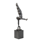 Modern European furniture - Antiqued Iron Handstand Sculpture - www.oroa.com