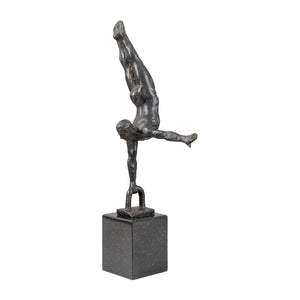   Modern European furniture - Antiqued Iron Handstand Sculpture - www.oroa.com | Oroa.com