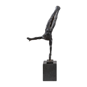   Modern European furniture - Antiqued Iron Handstand Sculpture - www.oroa.com | Oroa.com