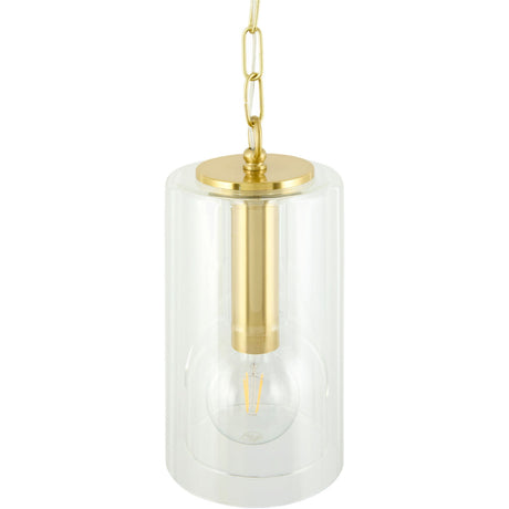 Modern European furniture - Clear Glass Accent Pendant Light - www.oroa.com