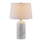 Modern European furniture - Cream Linen Marble Table Lamp - www.oroa.com