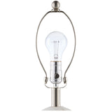 Modern European furniture - Cream Linen Marble Table Lamp - www.oroa.com