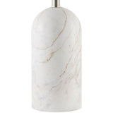 Modern European furniture - Cream Linen Marble Table Lamp - www.oroa.com