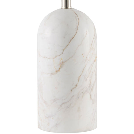 Modern European furniture - Cream Linen Marble Table Lamp - www.oroa.com