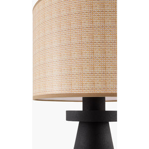   Brown Linen Accent Table Lamp | Oroa.com