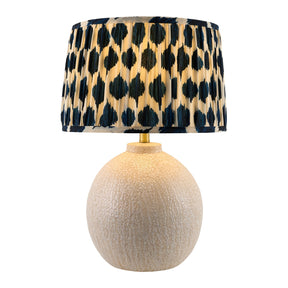 Modern European furniture - Blue Patterned Fabric Table Lamp - www.oroa.com