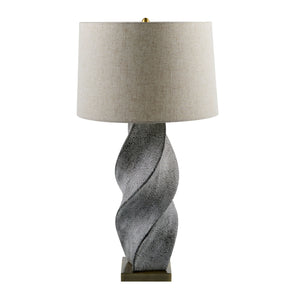   Twisted Ceramic Accent Table Lamp | Oroa.com