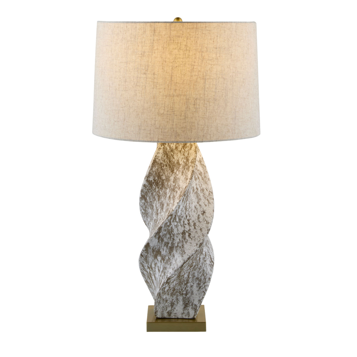   Twisted Ceramic Accent Table Lamp | Oroa.com