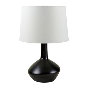   Modern European furniture - Ceramic White Linen Table Lamp - www.oroa.com | Oroa.com
