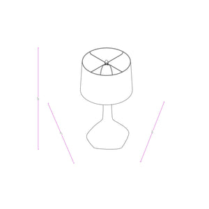   Modern European furniture - Ceramic White Linen Table Lamp - www.oroa.com | Oroa.com