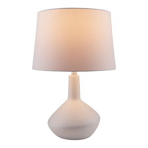   Modern European furniture - Ceramic White Linen Table Lamp - www.oroa.com | Oroa.com