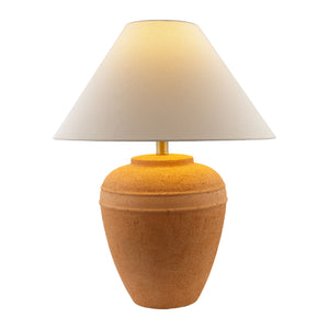   Modern European furniture - Glazed Brown Ceramic Table Lamp - www.oroa.com | Oroa.com