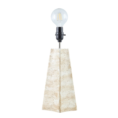 Modern European furniture - Braided Rattan Travertine Table Lamp - www.oroa.com