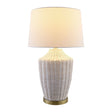 Modern European furniture - White Rattan Accent Table Lamp - www.oroa.com
