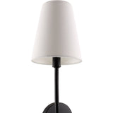 Modern European furniture - White Cotton 2-Light Wall Lamp  - www.oroa.com