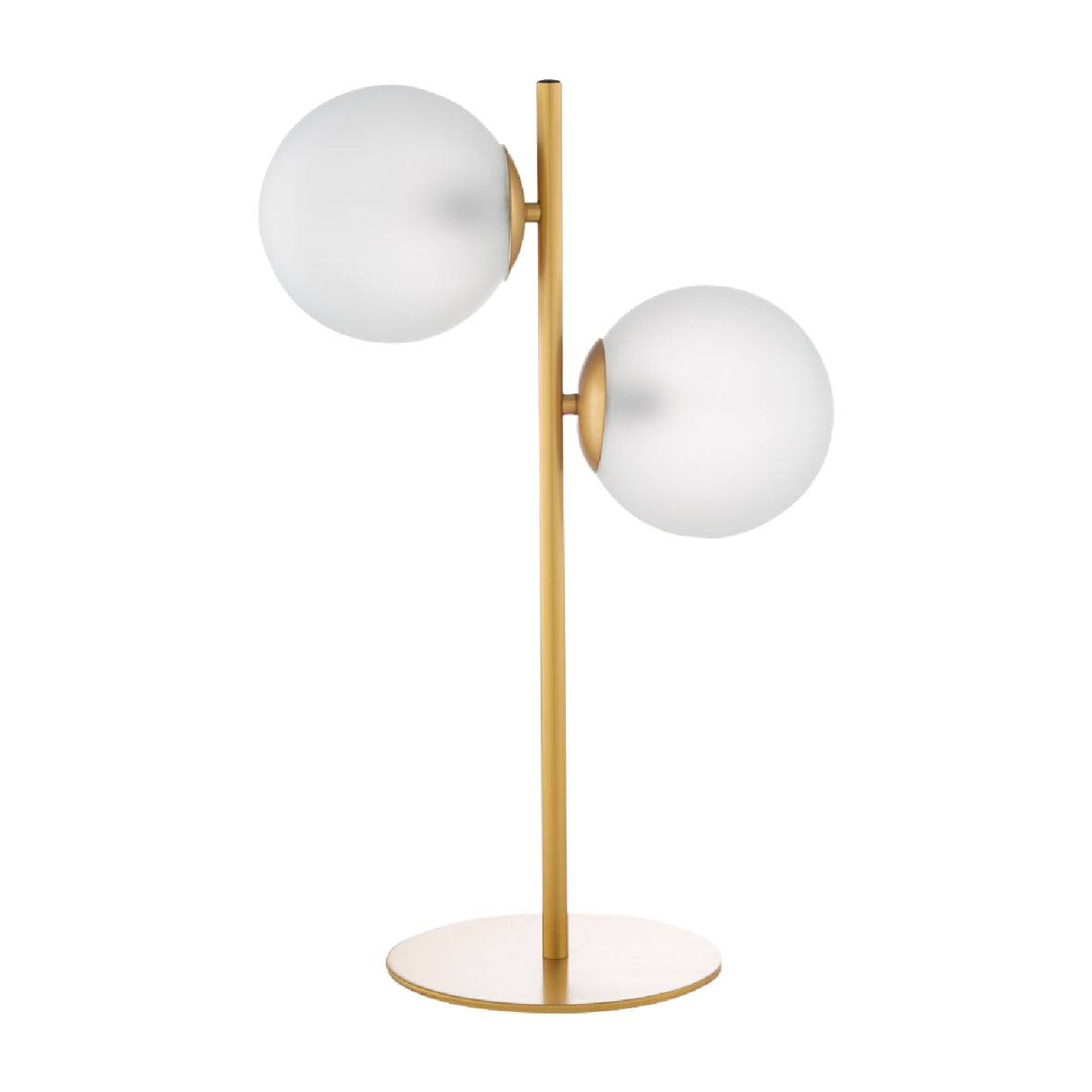   Modern European furniture - Dual White Glass Table Lamp - www.oroa.com | Oroa.com