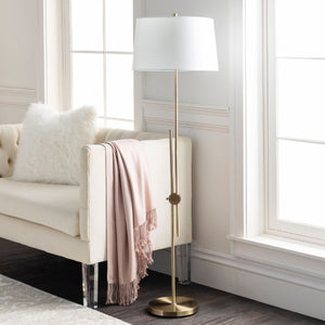   Antiqued Metallic Floor Lamp | Oroa.com