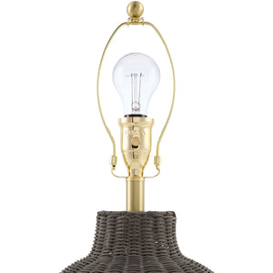   Modern European furniture - Rattan Base Accent Table Lamp S - www.oroa.com | Oroa.com