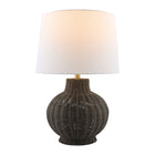 Modern European furniture - Rattan Base Accent Table Lamp S - www.oroa.com