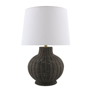   Modern European furniture - Rattan Base Accent Table Lamp S - www.oroa.com | Oroa.com