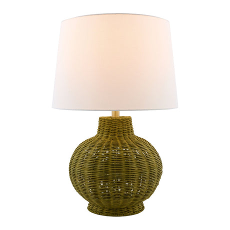 Modern European furniture - Rattan Base Accent Table Lamp S - www.oroa.com